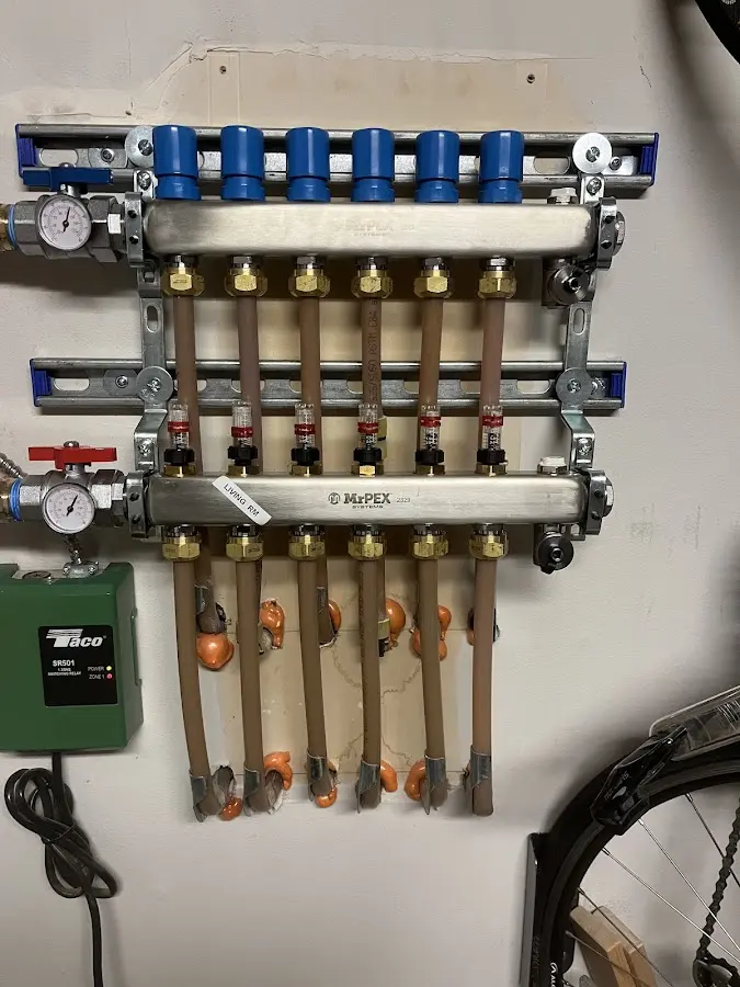 Plumber performing Leak Detection at a residential property in Ball Ground